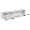 90.25" Super Side - Alum, White Finish