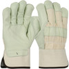PIP® 5000  Leather Palm Gloves, Size M, Natural