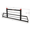 Full Size Heavy Duty Cab Protector Screen - Steel, Gloss Black Finish