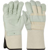 PIP® 8000  Leather Palm Gloves, Size M, Natural