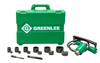 GREENLEE 11-Ton Hydraulic Knockout Kit with Hand Pump, 1/2" - 2"