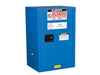 12 Gallon, 1 Shelf, 1 Door, Self-Close, Hazardous Material Cabinet, ChemCor® Compac, Royal Blue - 8612282