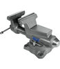 WILTON 865M, Mechanics Pro 6-1/2" Jaw Width, Round Channel Vise with Swivel Base