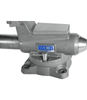 WILTON 865M, Mechanics Pro 6-1/2" Jaw Width, Round Channel Vise with Swivel Base