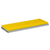 SpillSlope® Steel Shelf with Yellow Polyethylene Tray for 17, 30, 45 Gallon Safety Cabinet - 29062