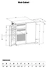 GREENLEE Mesh Cabinet