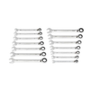 SET WR RAT COMB REV SAE 90T 14 PC 1/4-1"