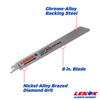 LENOX Reciprocating Saw Blade, Diamond Grit, 8-Inch