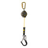 SafeWaze Latitude Pro Arc Flash 7' Single Web SRL: Steel Carabiner, Alu Rebar Hook