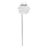 53mm Carboy Cap, Open Top with Adapter, Two 1/8" Molded-in Hose Barbs, 12" Tubing - 12885