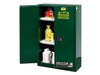 30 Gallon, 1 Shelf, 2 Doors, Self-Close, Pesticides Safety Cabinet, Sure-Grip® EX, Green - 893024