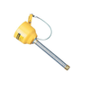 1" OD, Funnel With Galvanized Hose for Nonmetallic Type I Safety Cans, Bolt-On - 14411