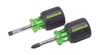 GREENLEE Stubby 2-Piece Screwdriver Set