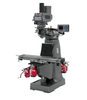 JTM-4VS Mill With 3-Axis ACU-RITE 203 DRO (Knee) With X, Y and Z-Axis Powerfeeds and Power Draw Bar