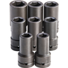 Proto® 1" Drive 8 Piece Deep Impact Socket Set - 6 Point 1/ea