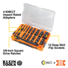 KNECT™ Flip-24 Deep-Well, Heavy-Duty Impact Socket Set, SAE and Metric