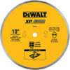DEWALT Diamond Blade For Ceramic Or Tile, Wet Cutting, Continuous Rim, 5/8-Inch Arbor, 10-Inch