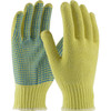 Kut Gard® 08-K300PD Medium Weight Cut Resistant Gloves, Size S, Yellow, ANSI A3
