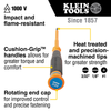 Insulated Precision Screwdriver, 1/16-Inch Slotted, 3-Inch Shank