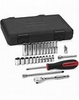 26 Pc. 1/4" Drive 6 Point Standard SAE Socket Set