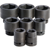 Proto® 1" Drive 8 Piece Impact Socket Set - 6 Point 1/ea 1