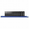 14 Pc. Impact Socket Set Deep Metric 1/4" Drive