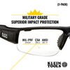 Klein PRO Safety Glasses, Wide Lens, 2-Pack