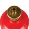8 Ounce Plastic Dispensing Can, Brass Dispenser Valves, Red - 14004
