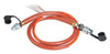 GREENLEE Non-Conductive Hyd Hose, 3/8 Male/Female Threaded Coupler (6 ft)