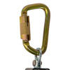 SafeWaze Latitude Pro Arc Flash 7' Single Web SRL: Steel Carabiner, Snap Hook
