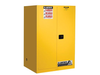 90 Gallon, 2 Shelves, 2 Doors, Self Close, Flammable Cabinet, Sure-Grip® EX, Yellow - 899020