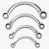 4 Pc. Half Moon Reversible Double Box Ratcheting Wrench Set SAE