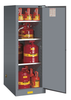 54 Gallon, 3 Shelves, 1 Door, Self Close, Flammable Cabinet, Sure-Grip® EX Deep Slimline, Gray - 895423