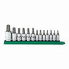 13 Pc. TORX® Tamper-Proof Bit Socket Set