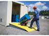 4- 16 Drum (105- 506 Cu Ft), Steel Loading Ramp for Outdoor Safety Lockers - 915003