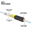 Color-Coded Hollow-Shaft Heavy-Duty Nut Driver, 9/16-Inch