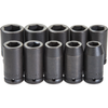 Proto® 3/4" Drive 10 Piece Impact Socket Set - 6 Point 1/ea  (P/N J72100M)