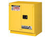 19 Gallon, 1 Shelf, 2 Doors, Self Close, Flammable Cabinet, Sure-Grip® EX Under Fume Hood, Yellow - 883020