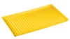 Polyethylene Shelf Tray for 22 Gallon Undercounter, 23 Gallon Slimline Safety Cabinet, Yellow - 29052