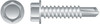 #12-14 x 1" Self Drill Unslotted Indented HWH Zinc 4000/BX  (P/N #12-14 x 1" Self Drill Unslotted Indented HWH Zinc 4000/BX)