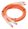 GREENLEE Two 3/8" x 8' (10 mm x 2.4 m) I.D. Hoses  (P/N 135245)