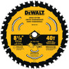 DEWALT 8-1/4 In Carbide Circular Saw Blade 40 Tooth with 5/8 in Arbor (1 Pack)