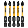 DW FLEXTORQ 5PK 2.25IN BITS FOR PH2