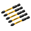 DW FLEXTORQ 5PK 2.25IN BITS FOR PH2