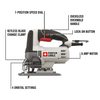 PORTER CABLE 6.0 Amp Variable Speed Orbital Jigsaw
