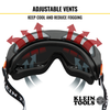 Safety Goggles, Replacement Lens, Gray