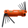 Pro Folding Hex Key Set, 10-Key, TORX® Sizes