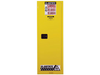22 Gallon, 3 Shelves, 1 Door, Self Close, Flammable Cabinet, Sure-Grip® EX Slimline, Yellow - 892220
