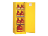 22 Gallon, 3 Shelves, 1 Door, Self Close, Flammable Cabinet, Sure-Grip® EX Slimline, Yellow - 892220