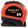 STANLEY 25FT HI-VIS LEVERLOCK TAPE